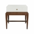 385813 Chelsea House Emery End Table - White