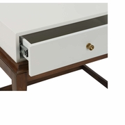 385813 Chelsea House Emery End Table - White