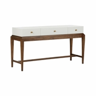 385814 Chelsea House Emery Console - White