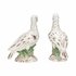 385829 Bill Cain 9.5in. Ceramic Terns (Pr) with Hand Painted Finish