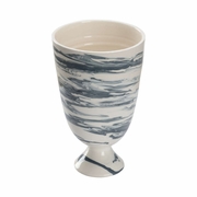 385845 Chelsea House Grigio Footed Vase