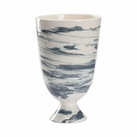 385845 Chelsea House Grigio Footed Vase
