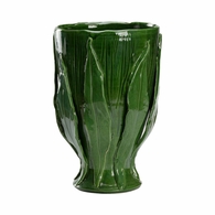 385850 Chelsea House Umbria Footed Vase - Green