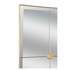 385877 Jamie Merida 58in. Wood Loire Mirror - Gold (Lg) with Antique Gold Leaf/Beveled Finish
