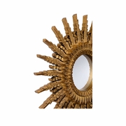 385943 Chelsea House 24in. Wood Lumiance Mirror with Antique Gold/Clear Finish