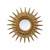 385943 Chelsea House 24in. Wood Lumiance Mirror with Antique Gold/Clear Finish