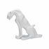 385981 Chelsea House 19in. Resin Cat - White with Matte White Finish