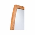 385987 Elizabeth Wicker 48in. Wood Hewett Mirror- Burlwood with Dark Burlwood/Clear/Plain Finish