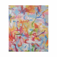386666 Chelsea House 63in. Oil Painting On Canvas Bubblegum with Gallery Wrapped Finish