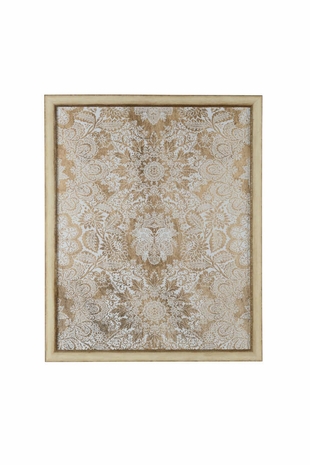 386730 Chelsea House Giclee Print Antique White And Gold Frame Baroque Tapestry In Gold II