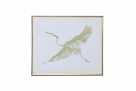 386749 Chelsea House Pam Cain Giclee Heron In Flight I