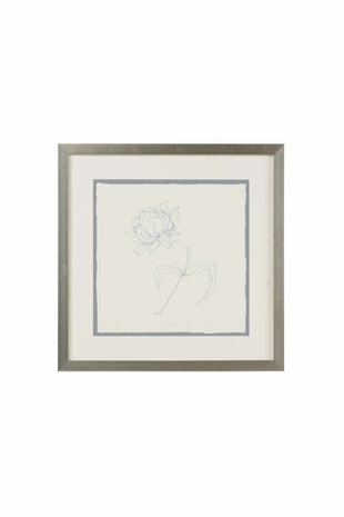 386922 Chelsea House Claire Bell Hand Drawn Ink On Watercolor Paper Pen And Ink Floral-Tulip