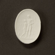 386992 Chelsea House 20in. Plaster Intaglios The Grand Tour Intaglios I with Gold Finish