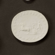 386993 Chelsea House 20in. Plaster Intaglios The Grand Tour Intaglios II with Gold Finish