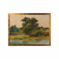 387214 Chelsea House 39in. Wood Changing Sunlight I with Canvas Finish