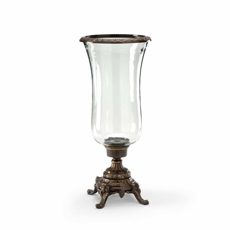 391124 Wildwood Lamps Footed Hurricane