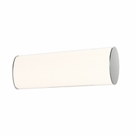 3921.23 Sonneman Tuo Bath 18" LED Bath Bar with Satin Chrome Finish