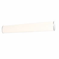 3924.23 Sonneman Tuo Bath 40" LED Bath Bar with Satin Chrome Finish