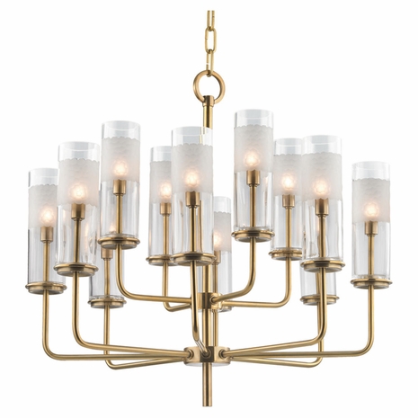 3925 Hudson Valley Wentworth 12 Light Chandelier