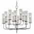 3925 Hudson Valley Wentworth 12 Light Chandelier