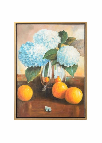 395083 Wildwood Original Oil Painting Antique Gold Frame Summer Splendor