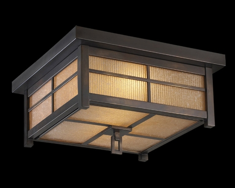 401080FL Fine Art Lamps Capistrano Fluorescent Outdoor Flush Mount