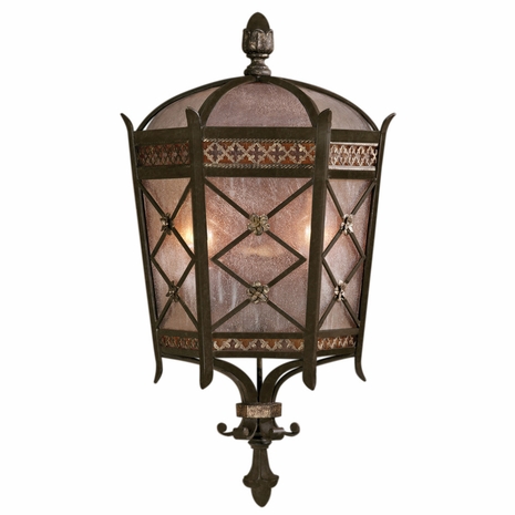402781 Fine Art Lighting Chateau Outdoor 22"H Outdoor Sconce with Bronze Finish