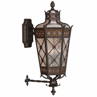 403681 Fine Art Lighting Chateau Outdoor 37"H Outdoor Wall Mount with Bronze Finish