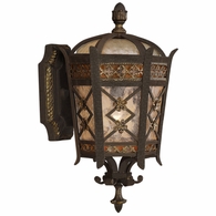 404781 Fine Art Lighting Chateau Outdoor 15"H Outdoor Wall Mount with Bronze Finish