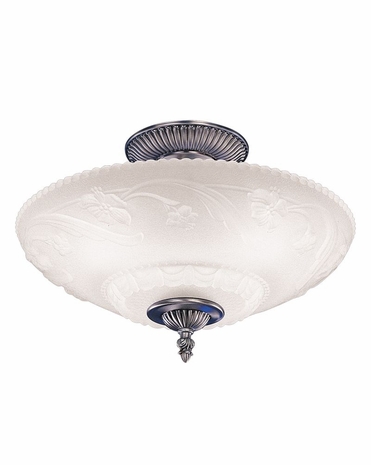 421 Hudson Valley Americana 3 Light Semi Flush