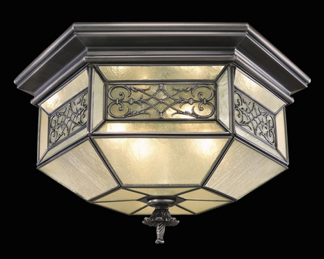 423982 Fine Art Lamps Conservatory 4 Light Outdoor Flush Mount