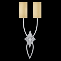 437450ST Fine Art Lighting Allegretto 31"H Sconce with Silver Finish