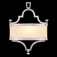 440250ST Fine Art Lamps 1 Light Portobello Road 19" Sconce with Silver Finish