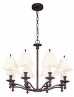 4408 Hudson Valley Swanton 8 Light Chandelier