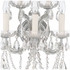 4425-CH-CL-MWP Crystorama Maria Theresa 5 Light Hand Cut Crystal Polished Chrome Sconce
