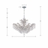 4439-CH-CL-S Crystorama Maria Theresa 6 Light Swarovski Strass Crystal Polished Chrome Chandelier