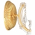 4471-GD-CL-MWP Crystorama Maria Theresa 1 Light Hand Cut Crystal Gold Sconce