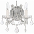 4472-CH-CL-MWP Crystorama Maria Theresa 2 Light Hand Cut Crystal Polished Chrome Sconce