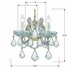4472-GD-CL-MWP Crystorama Maria Theresa 2 Light Hand Cut Crystal Gold Sconce
