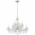4479-CH-CL-MWP Crystorama Maria Theresa 12 Light Hand Cut Crystal Polished Chrome Chandelier