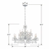 4479-CH-CL-MWP Crystorama Maria Theresa 12 Light Hand Cut Crystal Polished Chrome Chandelier