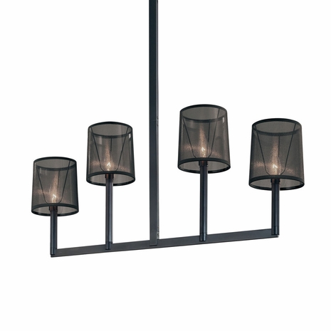 4484 Sonneman Lighting Modernist Silhouette Collection 4 Light Pendant
