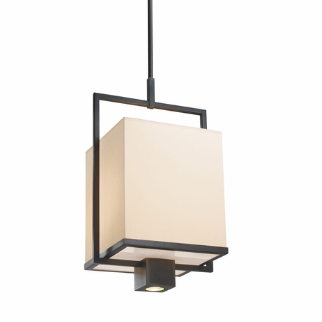 4493.51 Sonneman Metro Contemporary 12" Pendant with Black Brass Finish