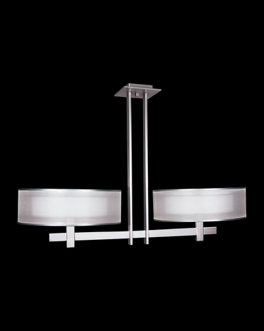 451540ST Fine Art Lamps Quadralli Silver Chandelier
