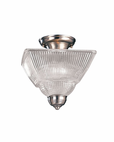 4532 Hudson Valley Chic Vintage & Industrial (2) Light Majestic Square Semi Flush