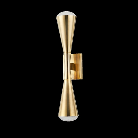 455-02-VB Corbett Lighting Barcelona 2 Lt. Wall Sconce with Vintage Brass Finish