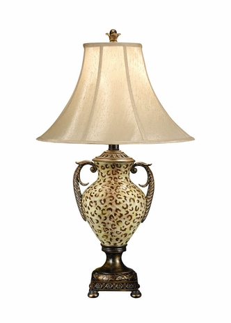 46054 Wildwood Lamps Animal Skin Vase Lamp