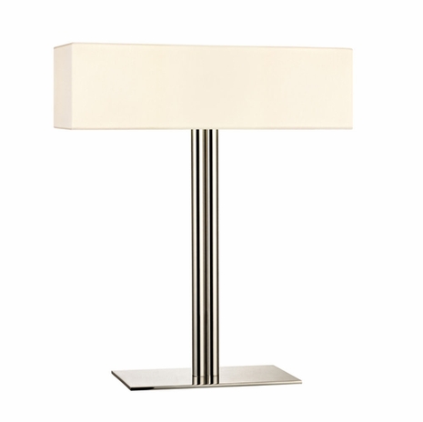 4612.35 Sonneman Madison Contemporary Table Lamp with Polished Nickel Finish