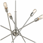 46261/10 ELK Lighting Delphine 10-Light Chandelier In Satin Nickel