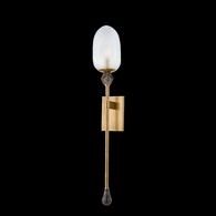 464-01-VB Corbett Lighting Daith 1 Lt. Wall Sconce with Vintage Brass Finish